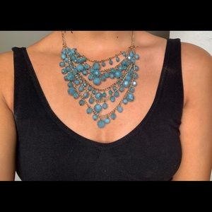 Turquoise statement necklace